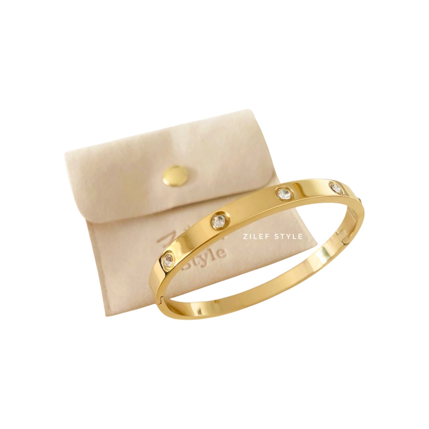 Pulsera tipo bangle