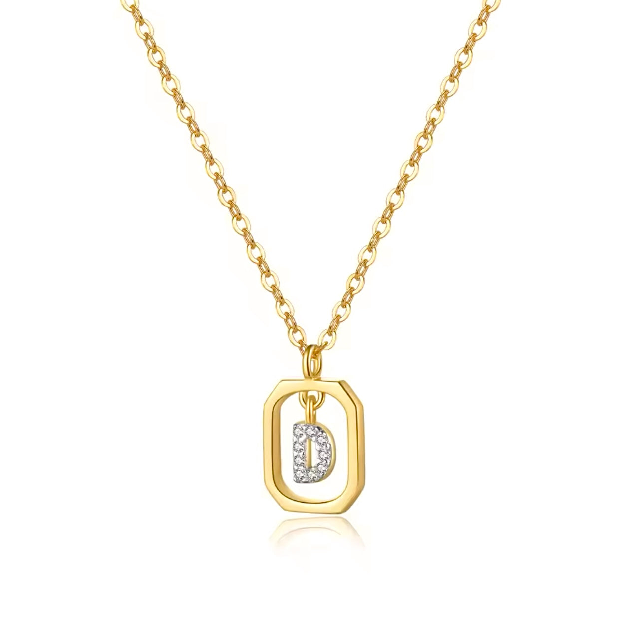 Collar Inicial Circonias D