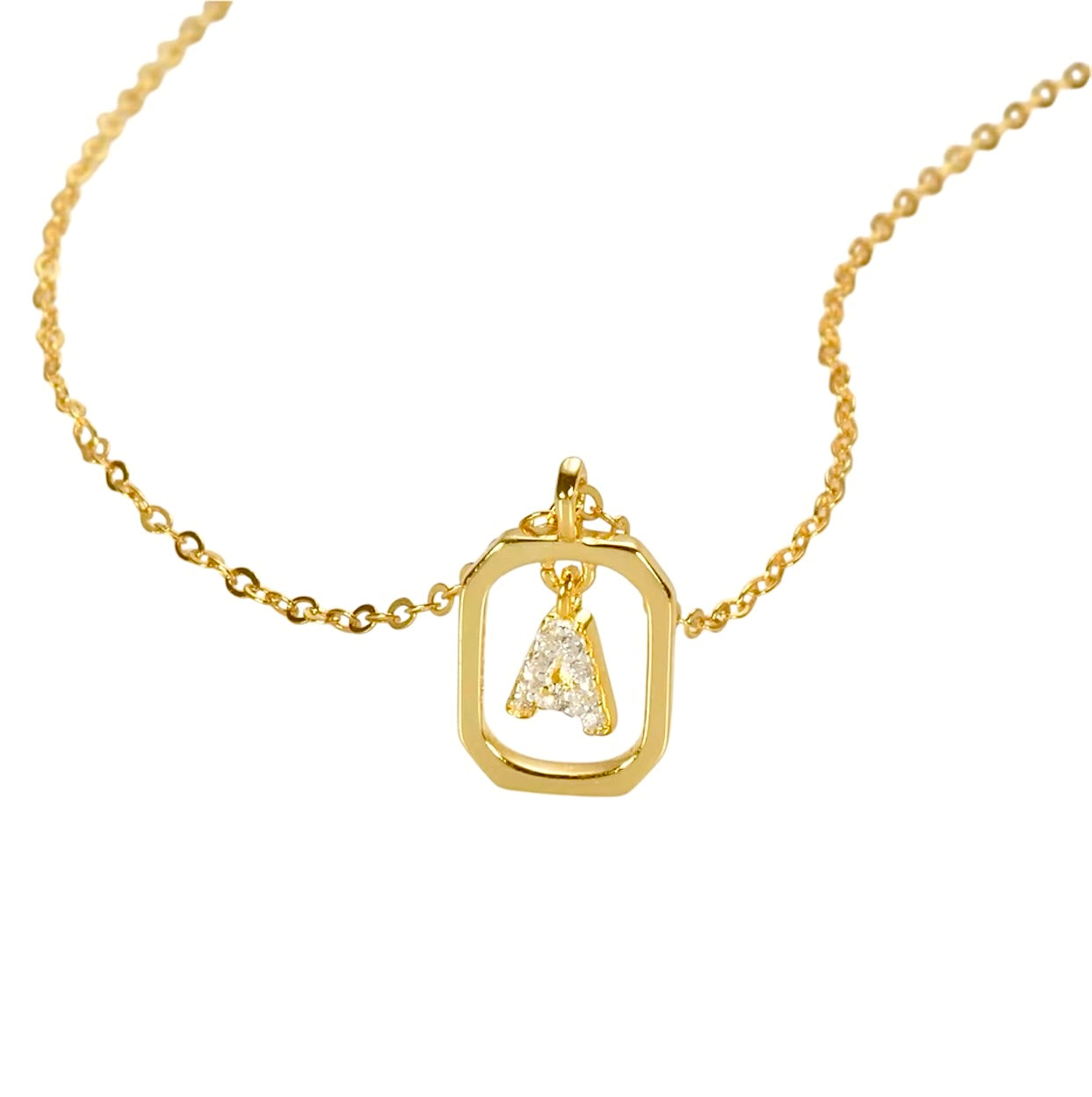 Collar Inicial Circonias A