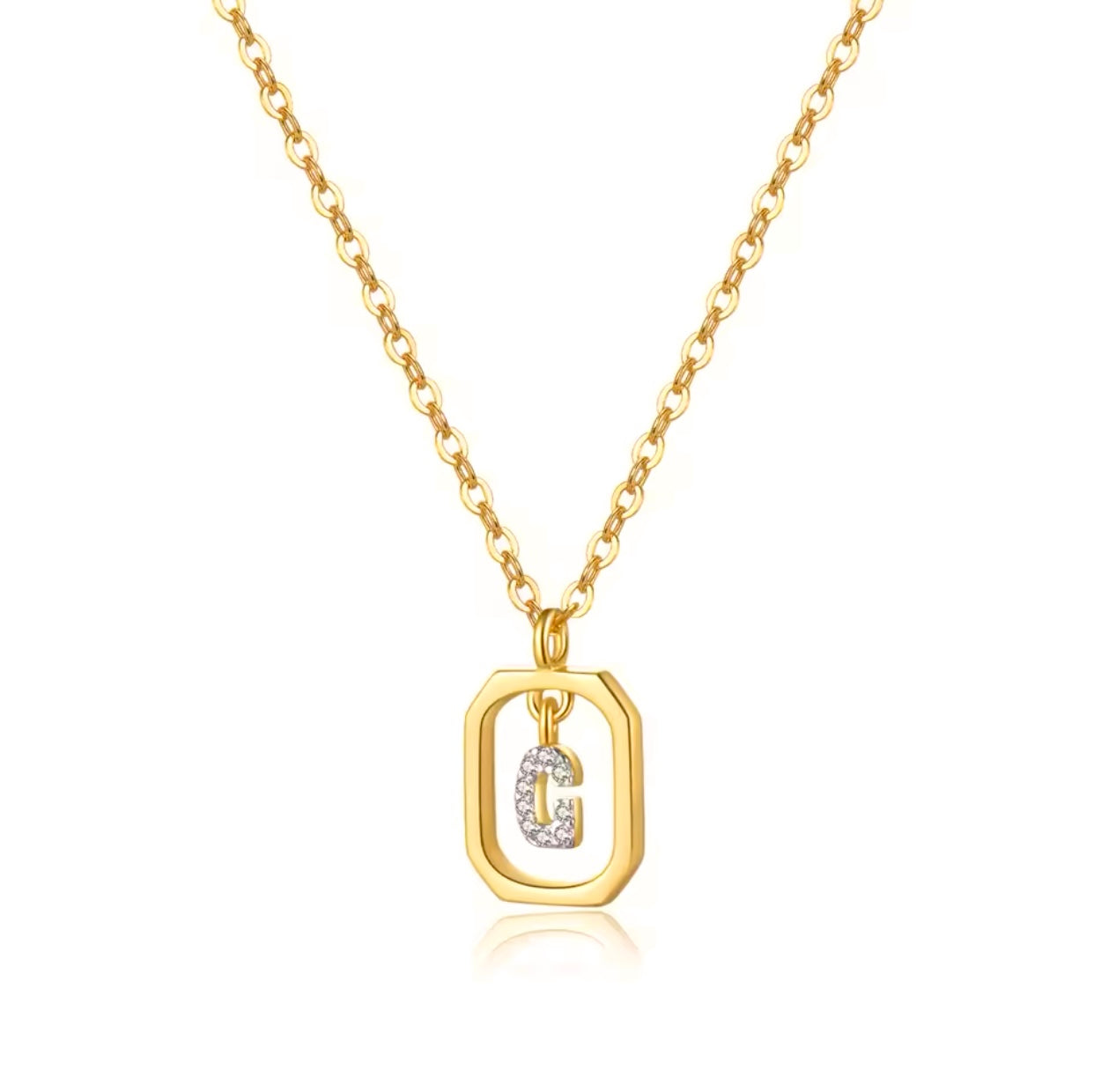 Collar Inicial Circonias G